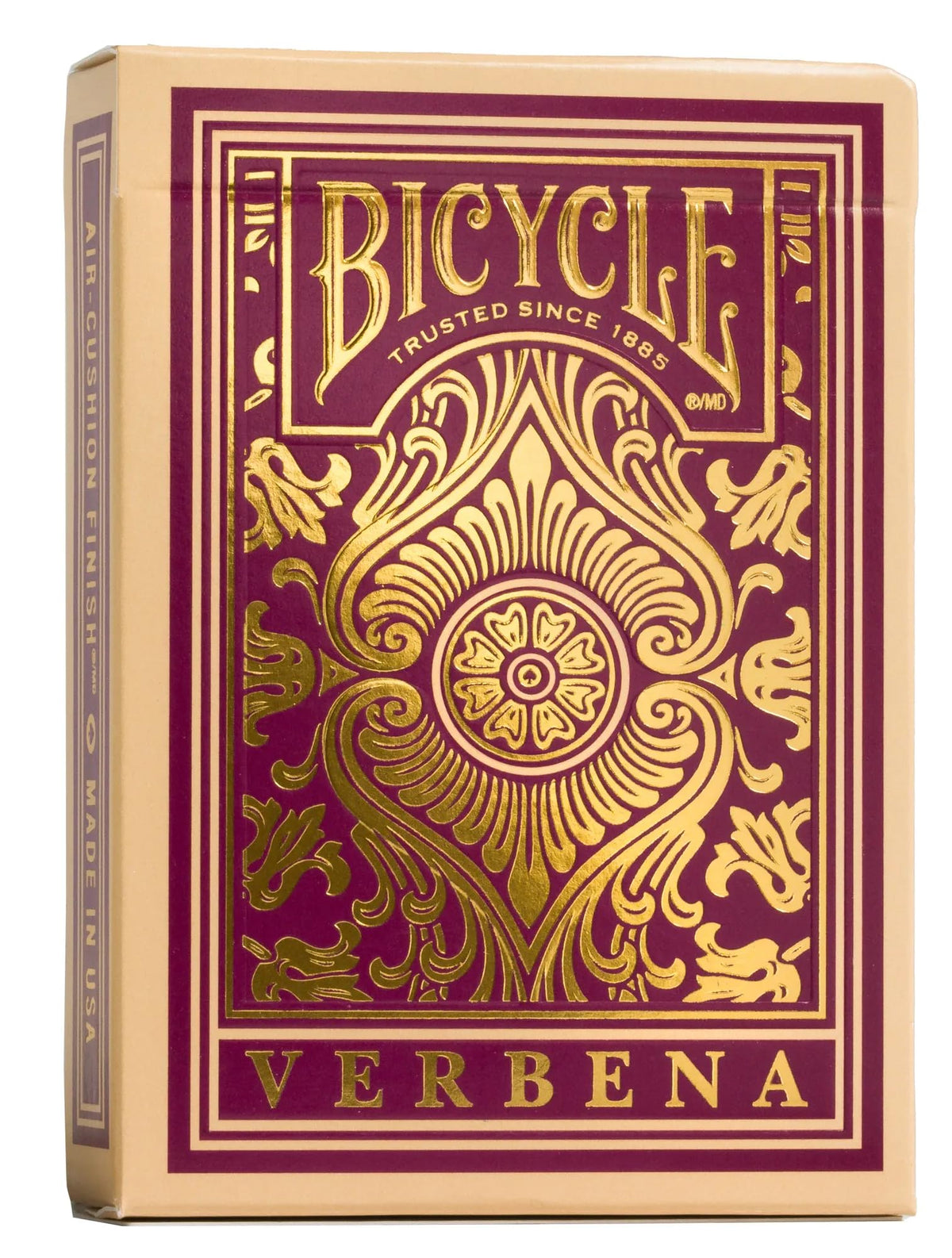 Bicycle Verbena Floral Deck front view showing intricate wildflower design