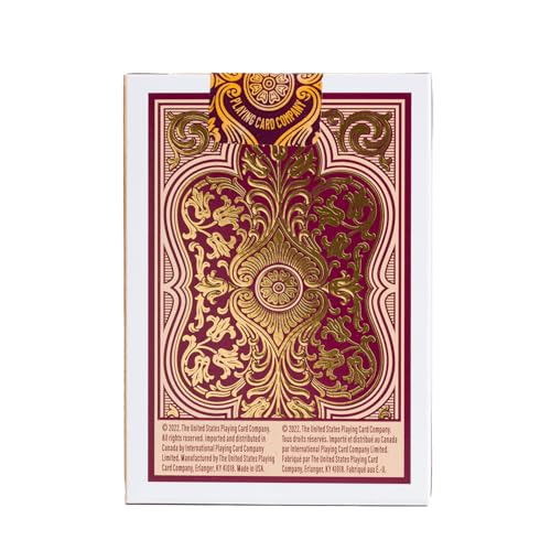 Bicycle Verbena Gold Foil Tuck highlighting premium shimmer