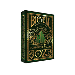 Bicycle Wizard of Oz card back design with iconic flying monkeys and balloon