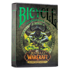 Bicycle World of Warcraft Burning Crusade card back featuring licensed art for collectors