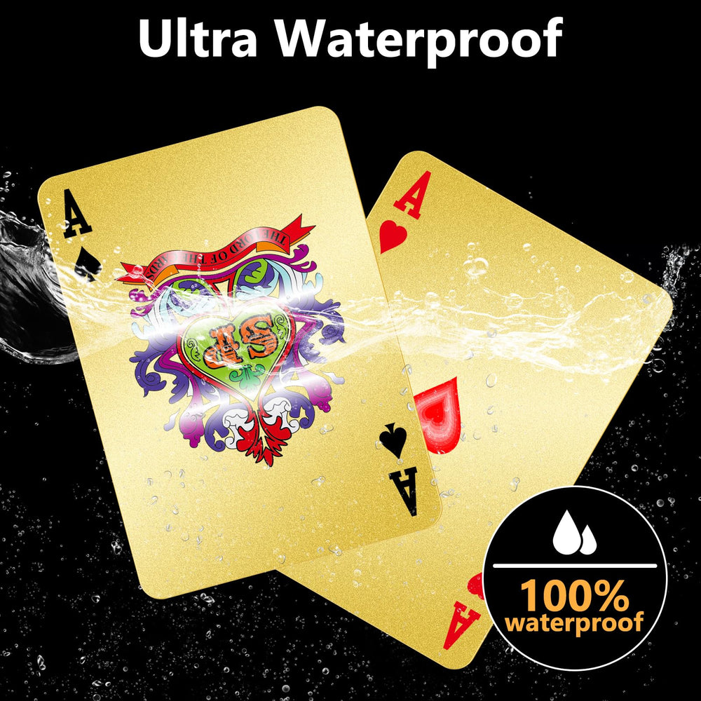 BIERDORF poker cards matte finish close-up emphasizing easy handling and fast shuffles.