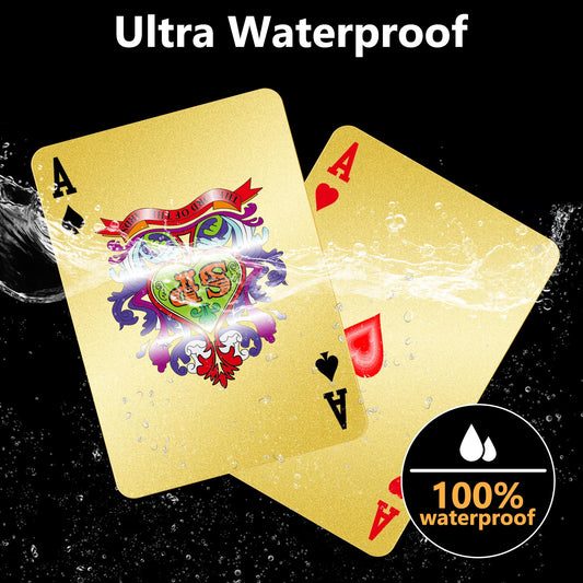 BIERDORF poker cards matte finish close-up emphasizing easy handling and fast shuffles.