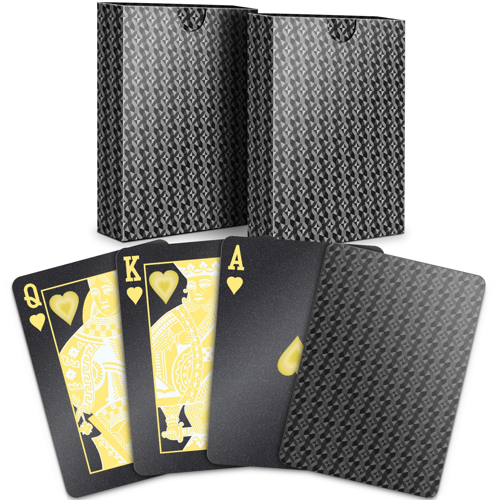BIERDORF waterproof playing cards two-pack front view for durable casino-style fun