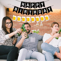 BIEUFBJI beer banner used on balcony or tree for flair