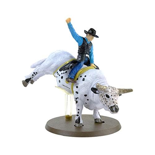Big Country Toys Smooth Operator bull riding figurine with lifelike detail for engaging rodeo play