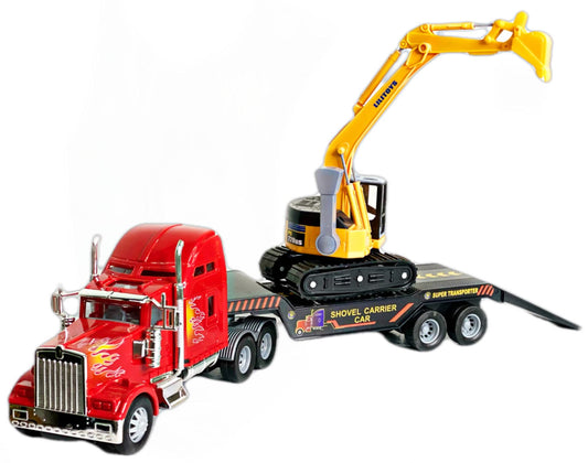 Big Daddy Big Rig tractor-trailer with durable cab and trailer for realistic pretend hauls