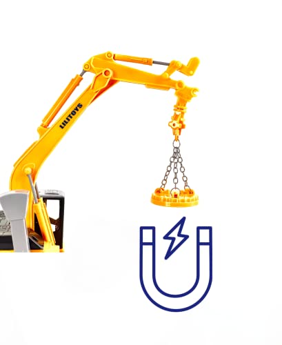 Big Daddy excavator with realistic detail for imaginative construction play