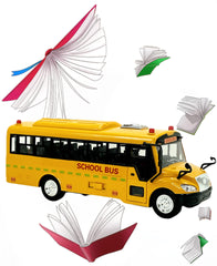 Big Daddy bus side profile with openable doors for realistic play.