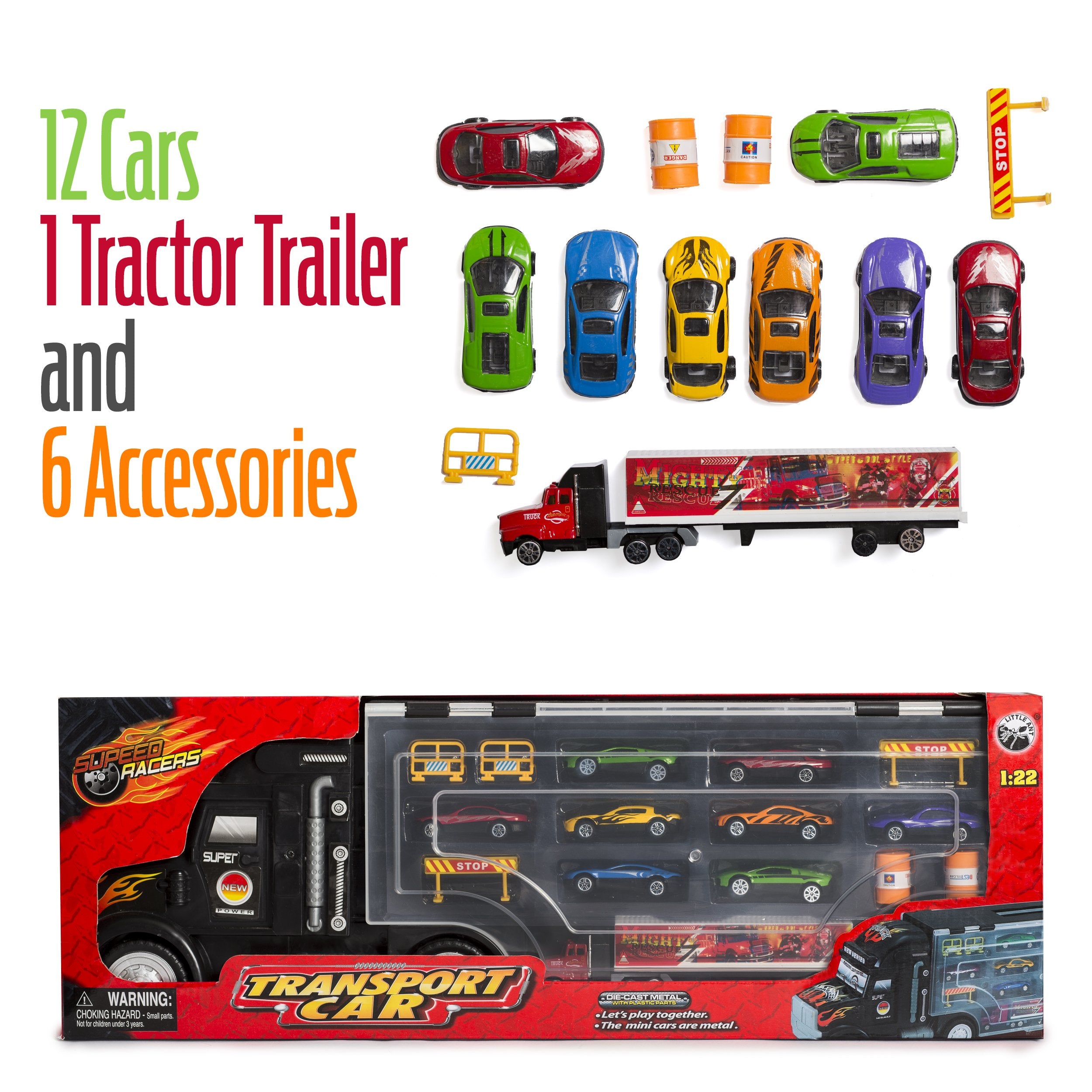 Big Daddy removable trailer enables customizable play scenes