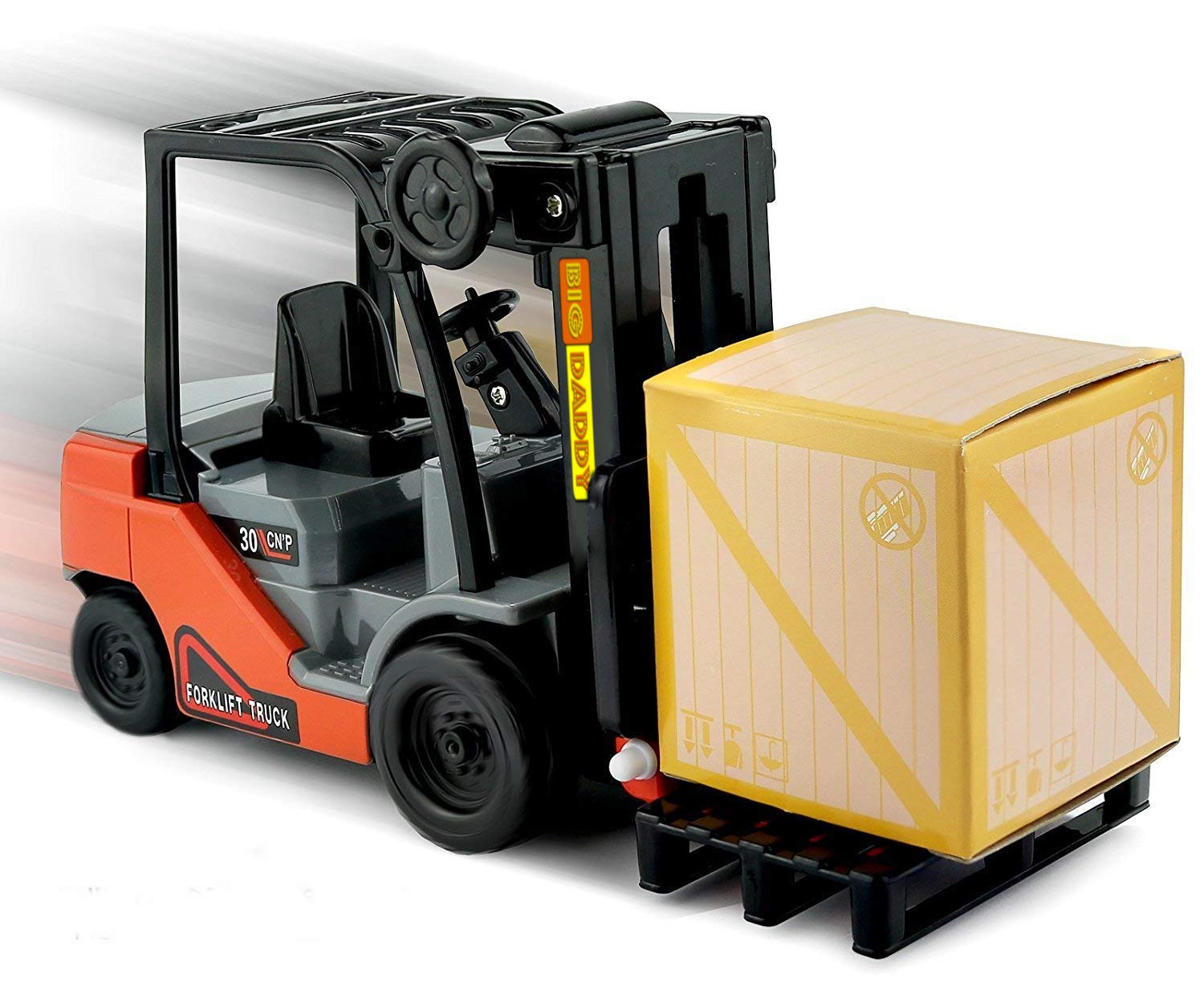 Big Daddy Trucks Combo extendable loader showcasing adjustable reach for loading practice.