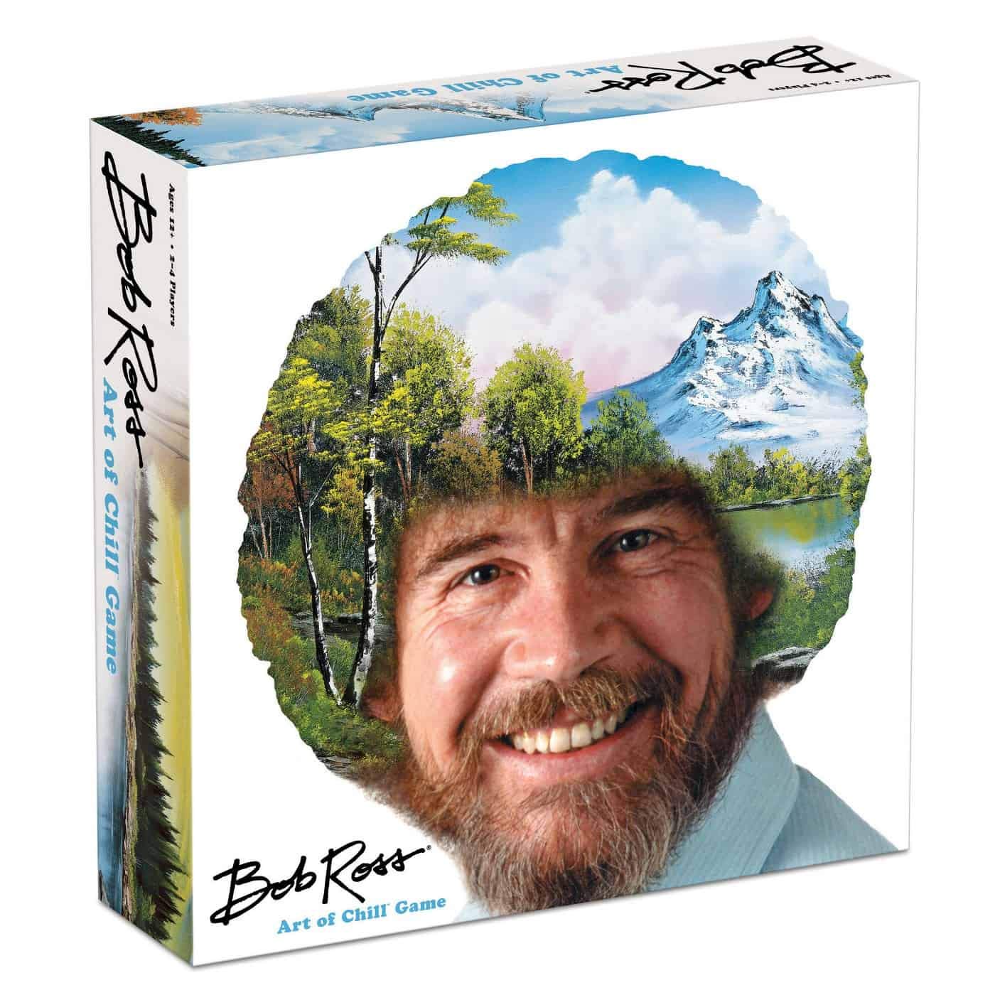 Big G Creative Bob Ross Art of Chill: painting palette setup for calm focus and strategic turns.