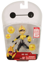 Big Hero 6 GoGo disc wheels accessory supports rolling action play.