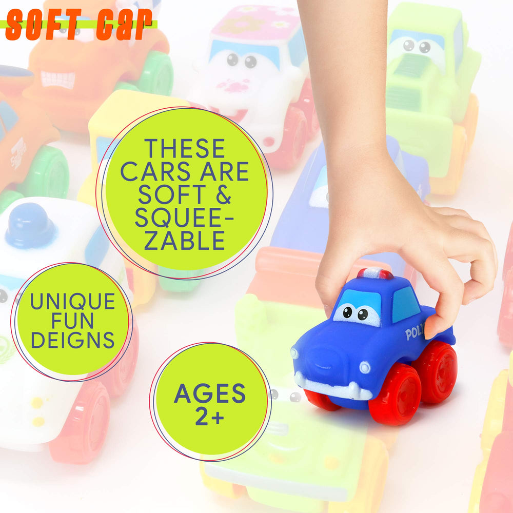 Big Mo's Toys Baby Cars construction vehicle supports early motor skills during play.