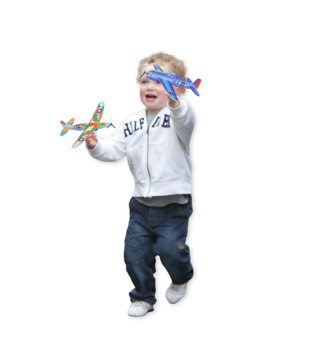 Big Mo's Toys individually-packaged plane set, perfect for giveaways.