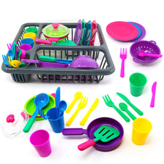 Big Mo’s Toys pretend play dishes set in a bright kitchen scene for imaginative play