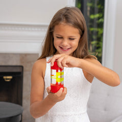 Big Mo's Toys stress reliever bubbles timer creates mesmerizing visuals for relaxing break moments.