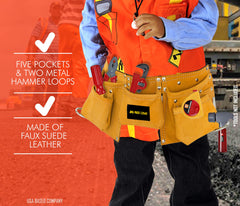 Big Mo's Toys Tool Belt reinforced stitching and rivets for durability