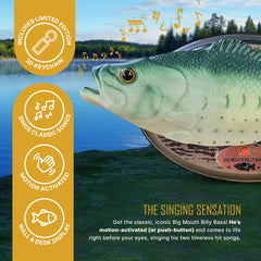 Limited-edition lenticular 3D keychain included with Big Mouth Billy Bass.
