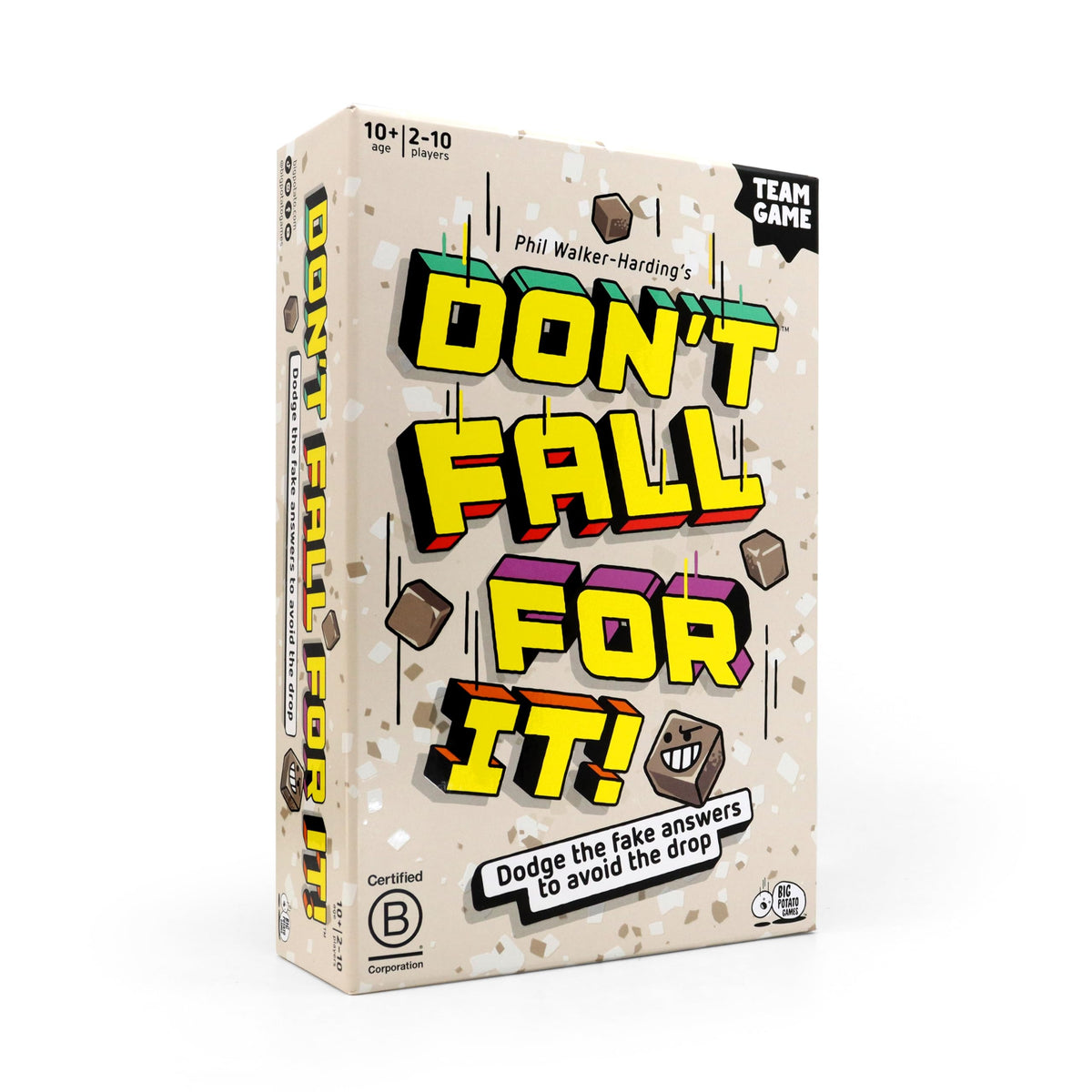 Big Potato Don't Fall for It tower setup boosts family game night excitement