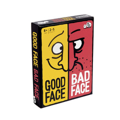Big Potato Good Face Bad Face card deck for fast, fun party travel play