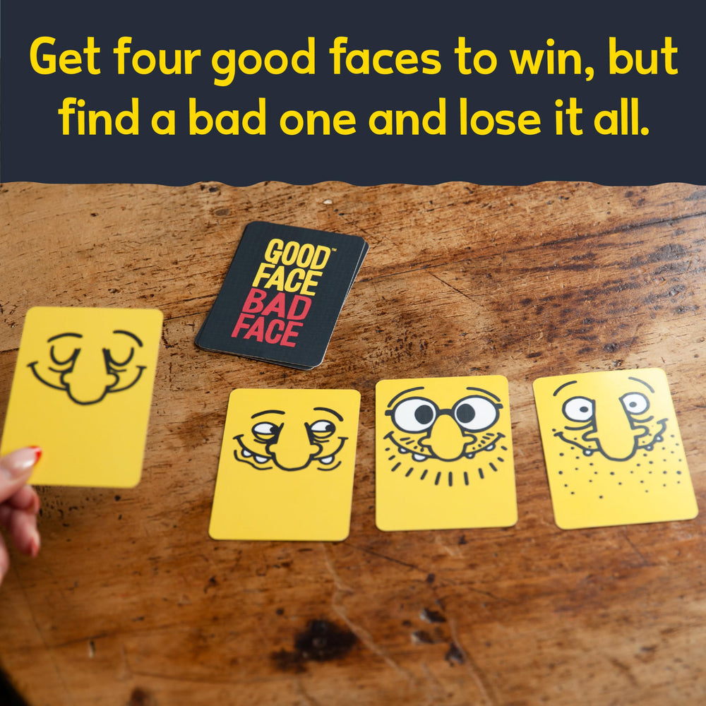 Big Potato Good Face Bad Face teens and adults enjoying a fast party game
