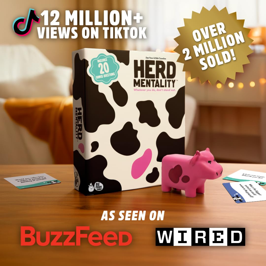 Big Potato Herd Mentality play setup on table enables quick social fun