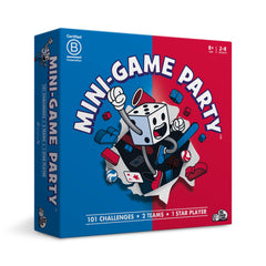 Big Potato Mini Game Party box cover for compact family fun with 2-8 players.