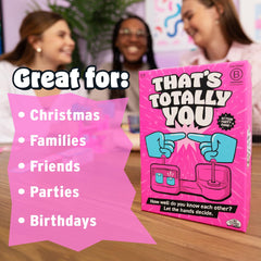 Big Potato That's Totally You setup for a cheerful family game night.
