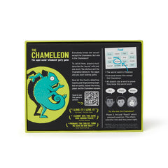 Big Potato The Chameleon game-night box and components displayed for easy setup.