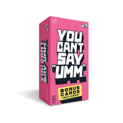 Big Potato You Can’t Say UMM game box and bell, ideal for lively family nights
