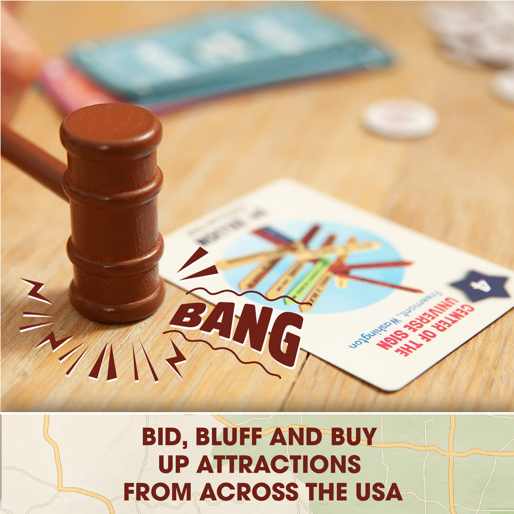 Big Potato Zillionaires Road Trip USA property cards for planning purchases