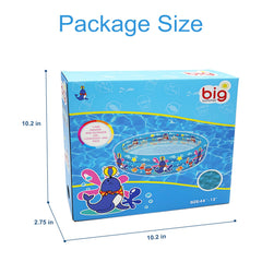 Big Summer 3 Rings Kiddie Pool outdoor use in backyard or patio