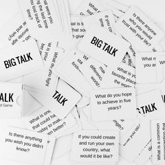 Big Talk Conversation Starters Family-night demonstrates versatile family game night prompts.