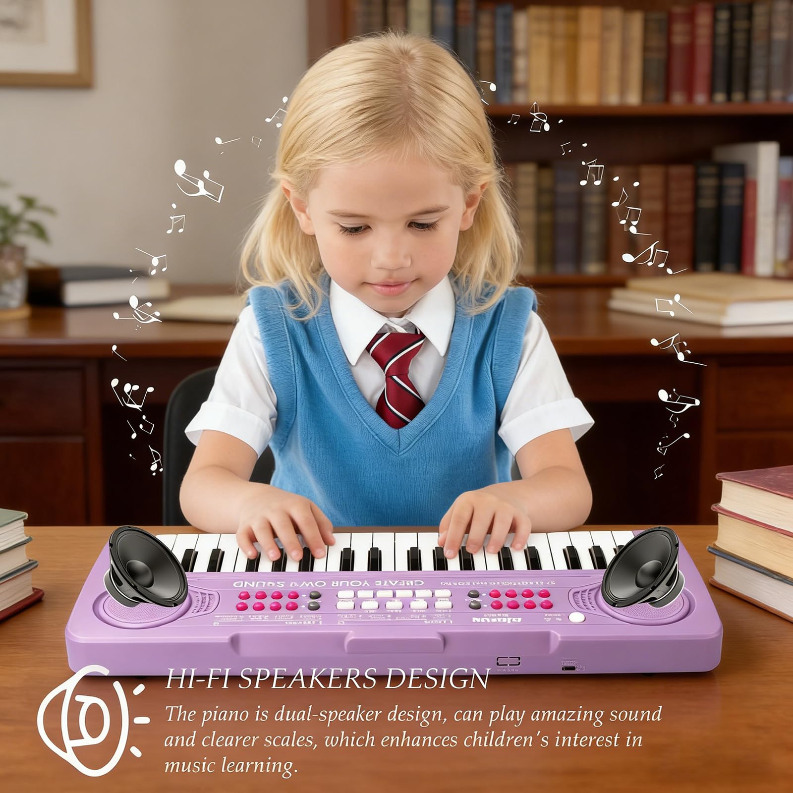 BIGFUN device with double speakers delivering richer kid-friendly sound