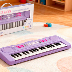 BIGFUN multifunction keyboard piano showing varied sound options for learning