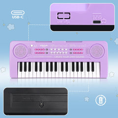 BIGFUN back panel showing USB power cord connection for easy setup