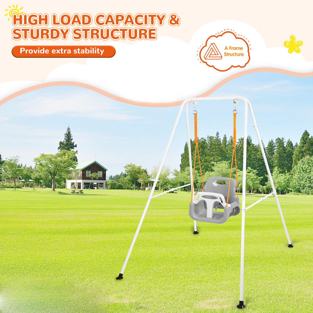 Bighaki808 swing supports up to 200 lbs.