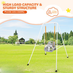 Bighaki808 swing supports up to 200 lbs.