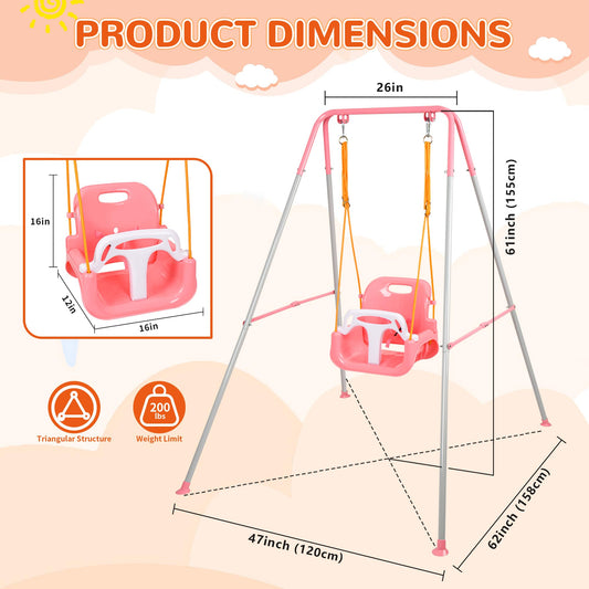 Bighaki808 foldable metal stand enabling easy storage after playtime