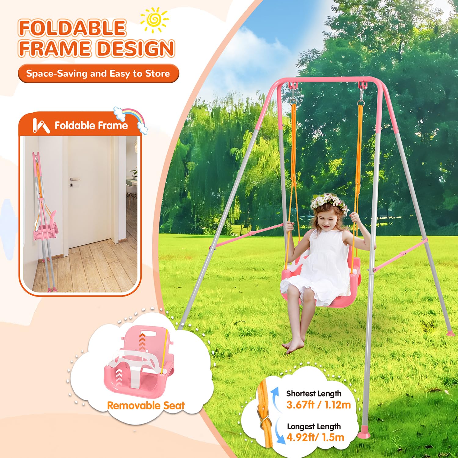 Bighaki808 indoor-outdoor play setup fits living room or yard