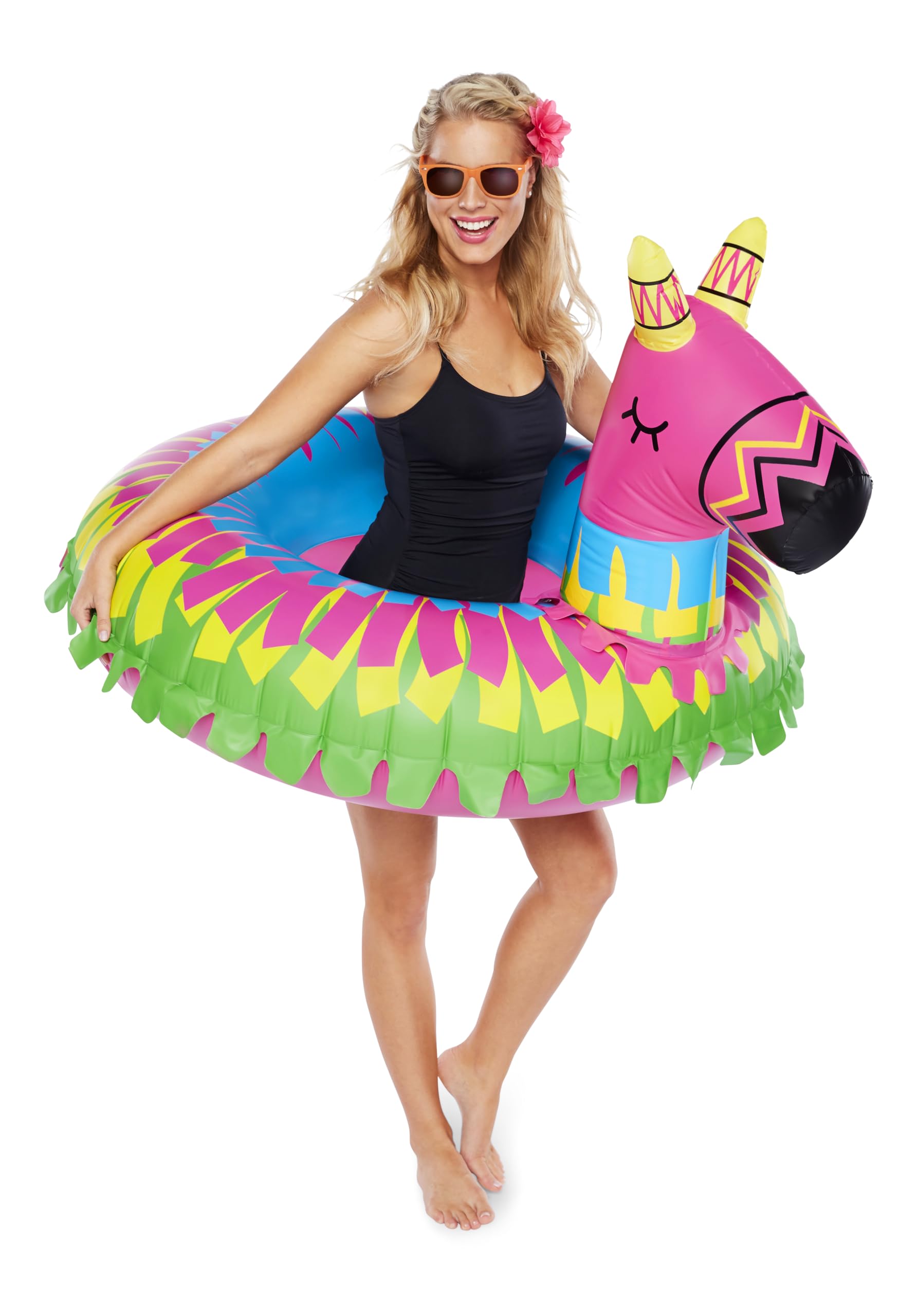 BigMouth Giant Donkey Pinata pool float ready for festive fun.