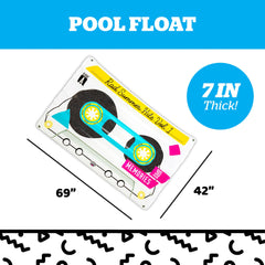 5-foot BigMouth Inc pool float offers spacious lounging and stability.