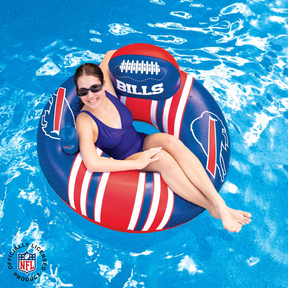 BigMouth Inc Buffalo Bills pool float logo showing team pride at the water