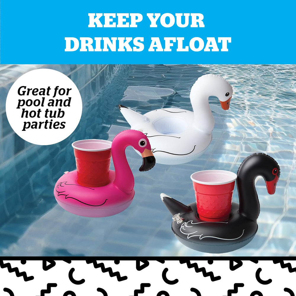 BigMouth Inc pink flamingo drink holder adds tropical flair and convenience