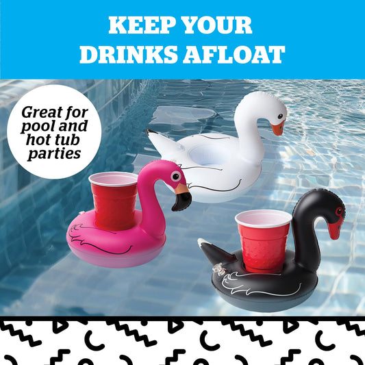 BigMouth Inc pink flamingo drink holder adds tropical flair and convenience