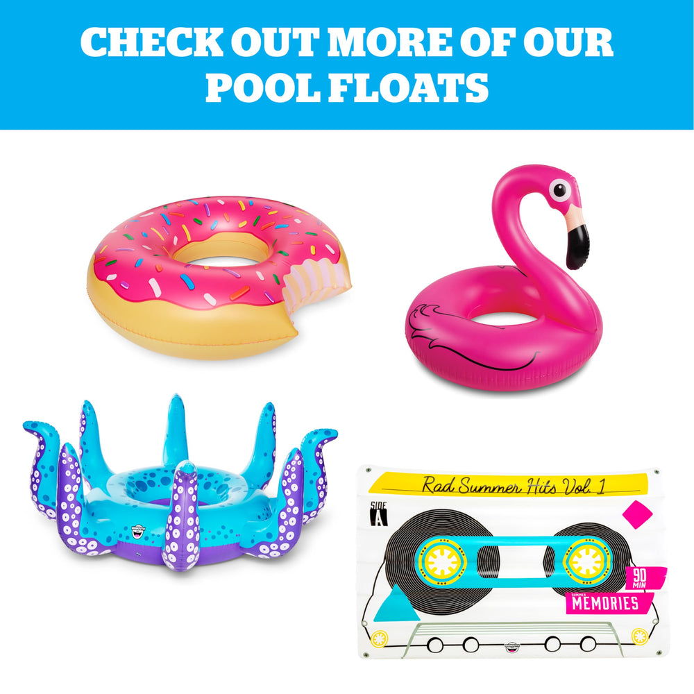 BigMouth Inc decorative float adds playful decor for pool parties.