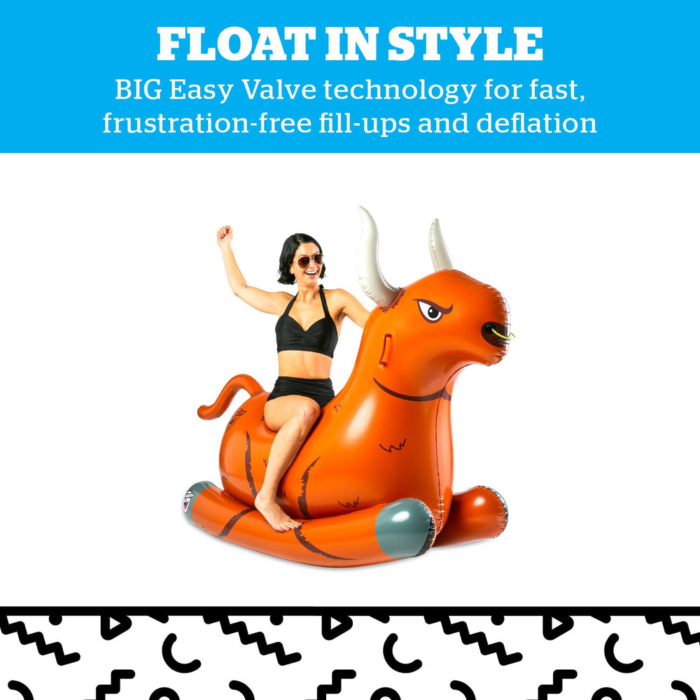 BigMouth Inc stable, comfortable rocker helps riders stay centered on water.