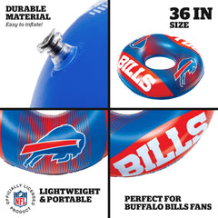 Tailgate-ready BigMouth NFL pool float for outdoor game-day celebrations.