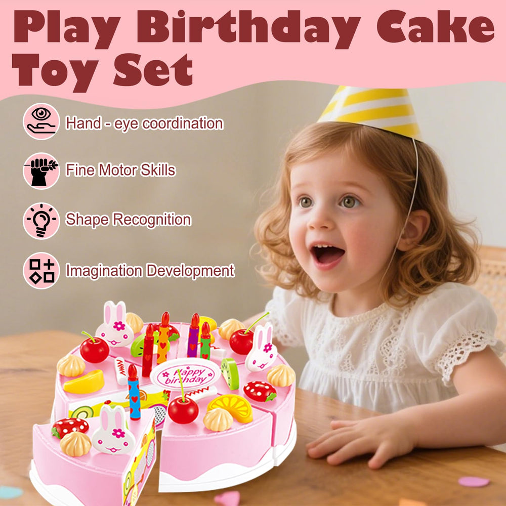 BigNoseDeer child enjoying imaginative cake play with friends