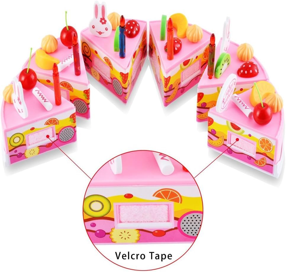 BigNoseDeer velcro cake slices enable quick assembling and reusability